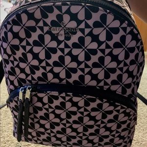 New York Karissa Large Geometric Nylon Backpack.